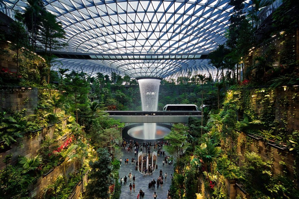 Singapore on a Budget. Changi Airport Jewel Vortex