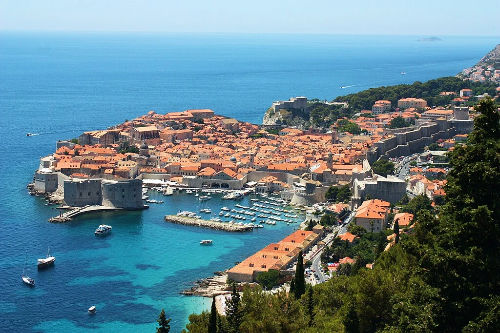 Dubrovnik, Old town with city walls