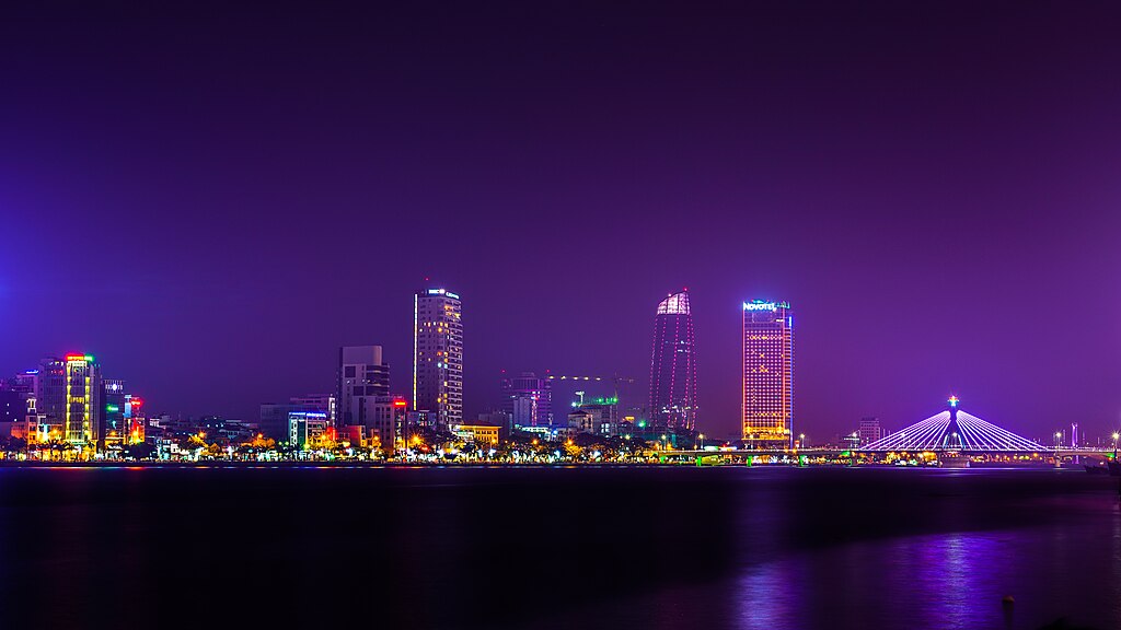 Da Nang, Vietnam Night skyline